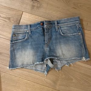 Joes jeans blue denim shorts
